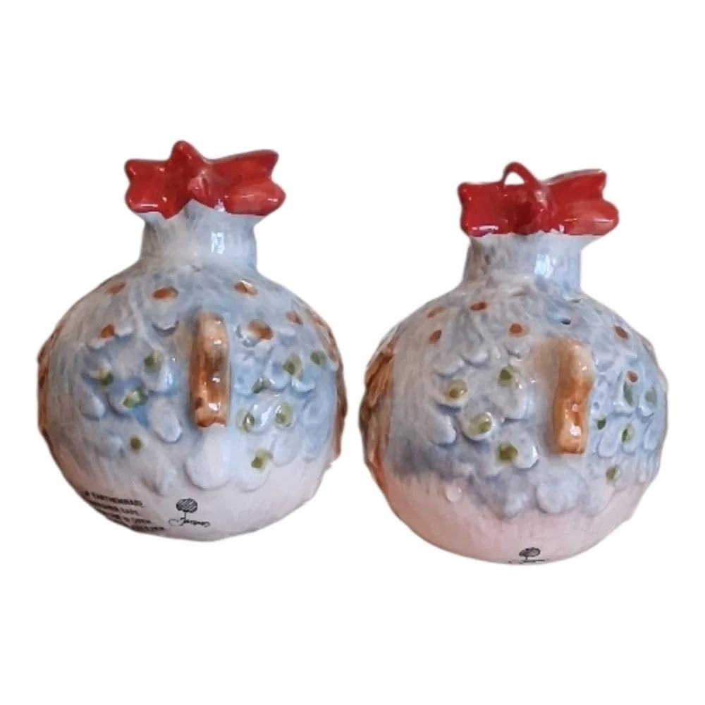Jacques Pepin Collection for Sur La Table Ceramic Rooster Salt & Pepper Shakers